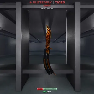 Butterfly knife tiger
