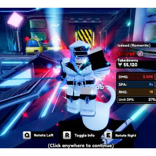 Esdeath/Isdead Anime Vanguards INSTANT DELIV