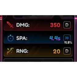 Godly SPA stats Anime Vanguards stat