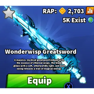 Blade Ball - Wonderwisp Greatsword