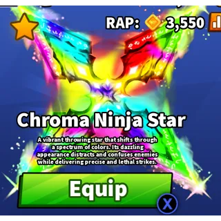 Blade ball - Chroma Ninja Star