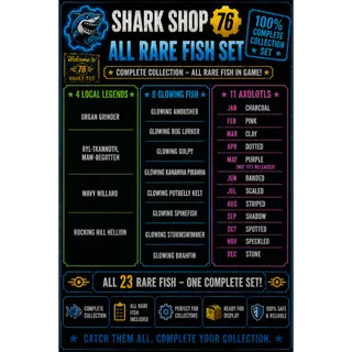 Rare Fish, Local Legends and Axolotl Collection Bundle XBOX