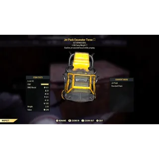 Armor - *LEGACY* Unrolled Excavator Jet Pack Torso XBOX