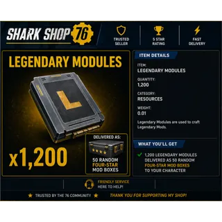 Crafting - 1200 Legendary Modules XBOX