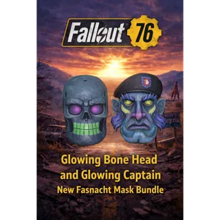*NEW* Fasnacht Glowing Bone Head and Glowing Captain Bundle XBOX
