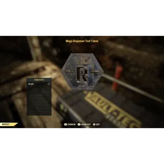 Misc - Mega Dispenser Test Token *Displayable Misc* XBOX