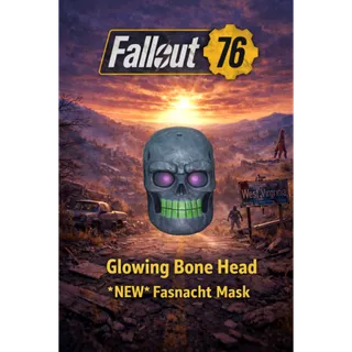 *NEW* Fasnacht Glowing Bone Head Mask XBOX
