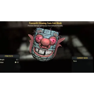 Fasnacht Glowing Corn Cob Mask  XBOX