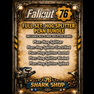Plan - *NEW* Full Hog Splitter Plan Bundle XBOX
