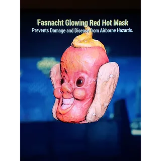 Apparel - *NEW* Glowing Fasnacht Red Hot Mask XBOX