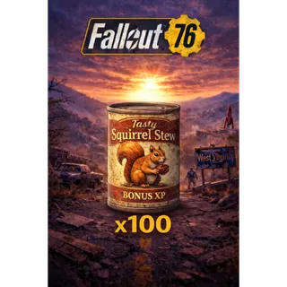 Food - Canned Tasty Squirrel Stew x100 XBOX