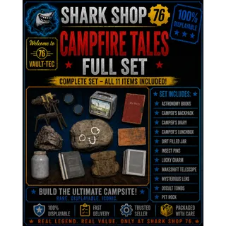 Misc - CFT Campfire Tales w/Pet Rock *Full Displayable Set* XBOX
