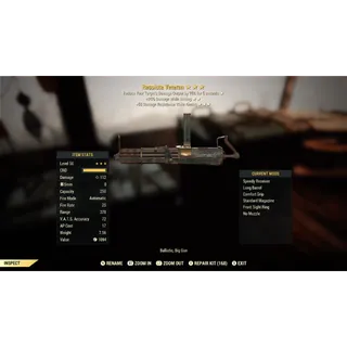 Weapon - Resolute Veteran *Legacy Survival Weapon* XBOX