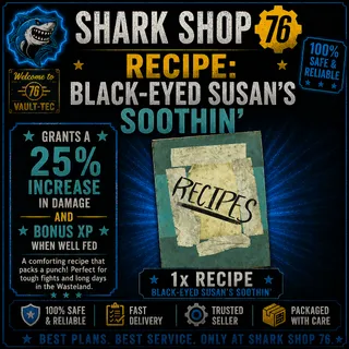 Recipe - Black Eyed Susan's Soothin' *Bonus Damage and XP*  XBOX