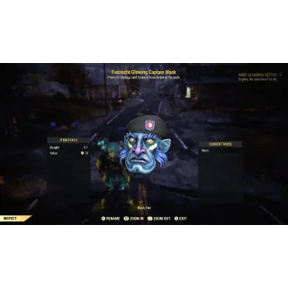 *NEW* Fasnacht Glowing Captain Mask  XBOX