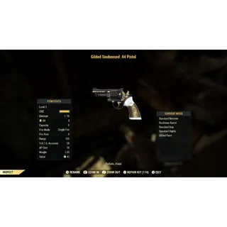 Weapon - Gilded .44 *Legacy* XBOX