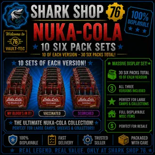 Misc - x10 Nuka-Cola Six Pack Sets *Displayable* XBOX