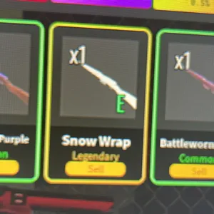 snow wrap weapons