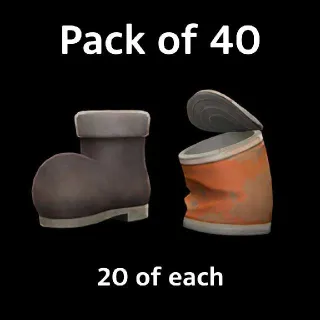 PACK Of 40 Boot's/ Empty Cans