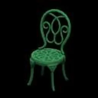 Green Iron Garden chair