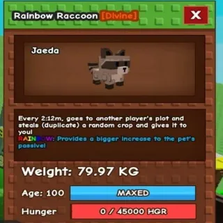 RainBow Titanic Raccoon!