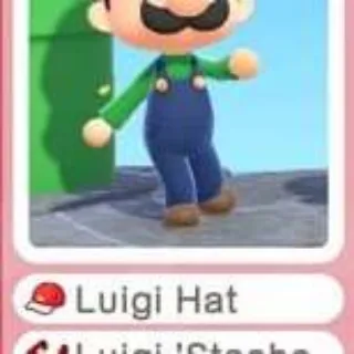 Luigi Set /15 Royal Crowns 4.5million Bells