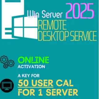Win server 2025 [ Remote Desktop Service ] [ 50 User ]