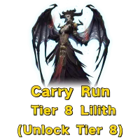 Diablo IV S13 Lord of Hatred Tier 8 Lilith Carry Run