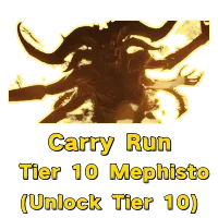 Diablo IV S13 Lord of Hatred Tier 10  Mephisto Carry Run