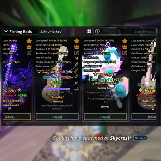Fisch Golden Masterline Astraeus Polaris Lullaby Castbound Noiseform Soulreaper Remembra Leprechaun Line Nates Blade TRADE ON✅