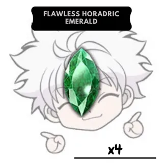 x4 Flawless Horadric Emerald| S15 - Softcore | Diablo IV