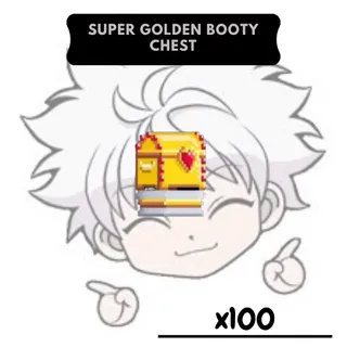 100x Super Golden Booty Chest | Growtopia