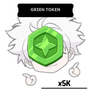 5K Green Tokens | GAG