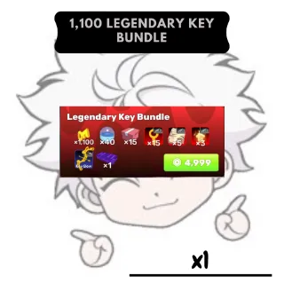 1,100 Legendary Key Bundle | Rivals