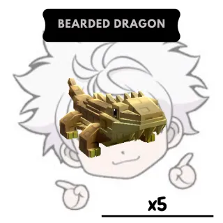 x5 Bearded Dragon| GAG