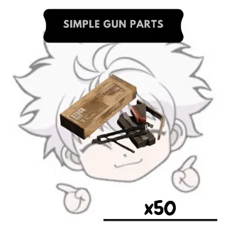 x50 Simple Gun Parts | AR