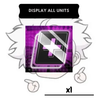 Display All Units | ASTD X