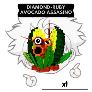 Diamond-Ruby Avocado Assasino | PVB