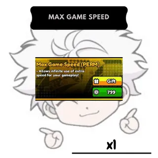 Max Game Speed | ASTD X
