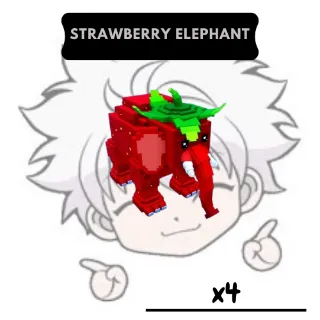 x4 Strawberry Elephant| ETFB