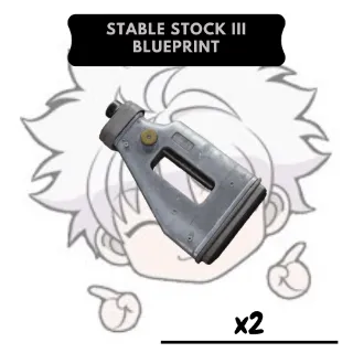 x2 Stable Stock III Blueprint | AR