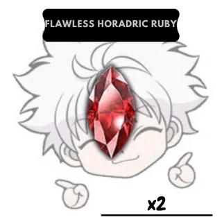 x2 Flawless Horadric Ruby | S15 - Softcore | Diablo IV