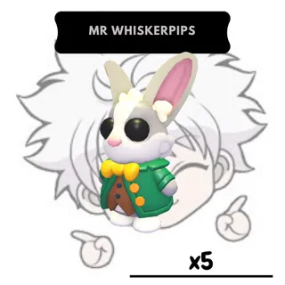 x5 Mr Whiskerpips | AM