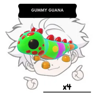 x4 Mega Gummy Guana | AM