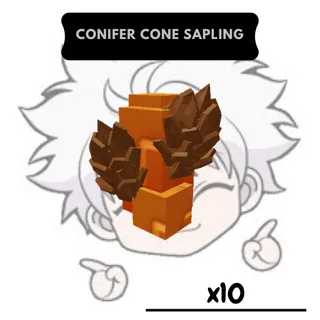 x10 Conifer Cone Sapling Seed | GAG 2