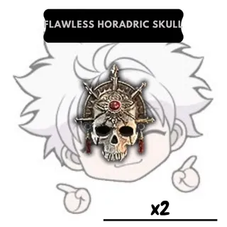 x2 Flawless Horadric Skull| S15 - Softcore | Diablo IV