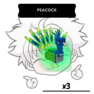 x3 Peacock| GAG