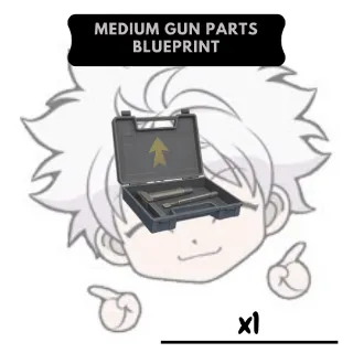 Medium Gun Parts Blueprint | AR