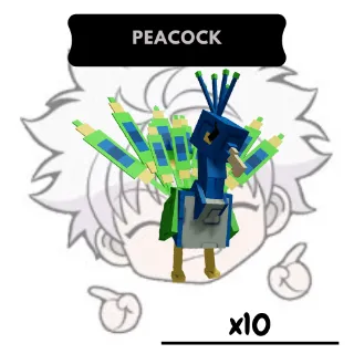 x10 Peacock | GAG