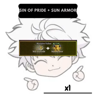 Sin Of Pride + Sun Armor| SP 